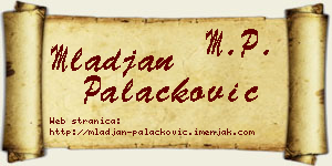 Mlađan Palačković vizit kartica